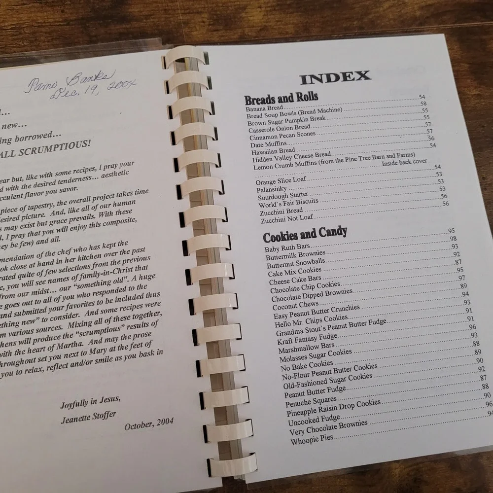 From God's Bounty‎ Cookbook New Milford Baptist Church Spiral Bound Recipes 2004